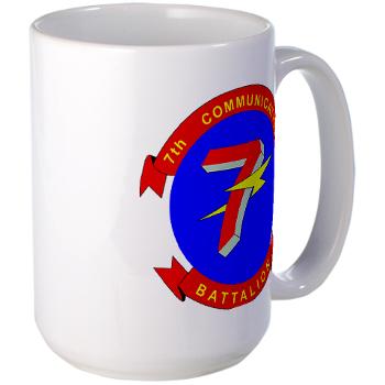 7CB - M01 - 03 - 7th Communication Battalion - Large Mug